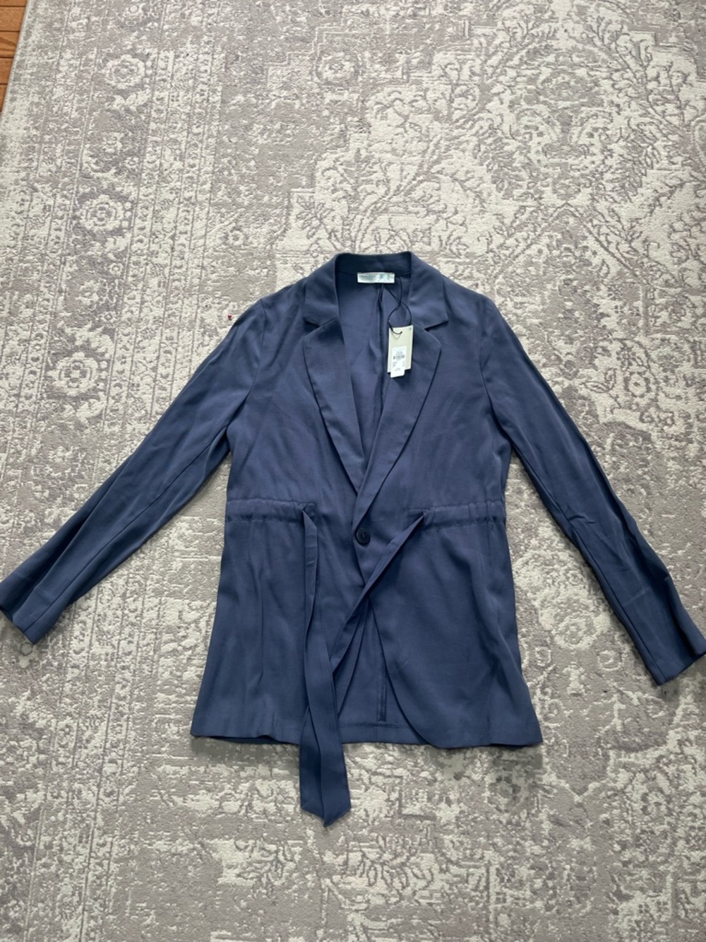 Primark Navy Tie-Waist Blazer Jacket